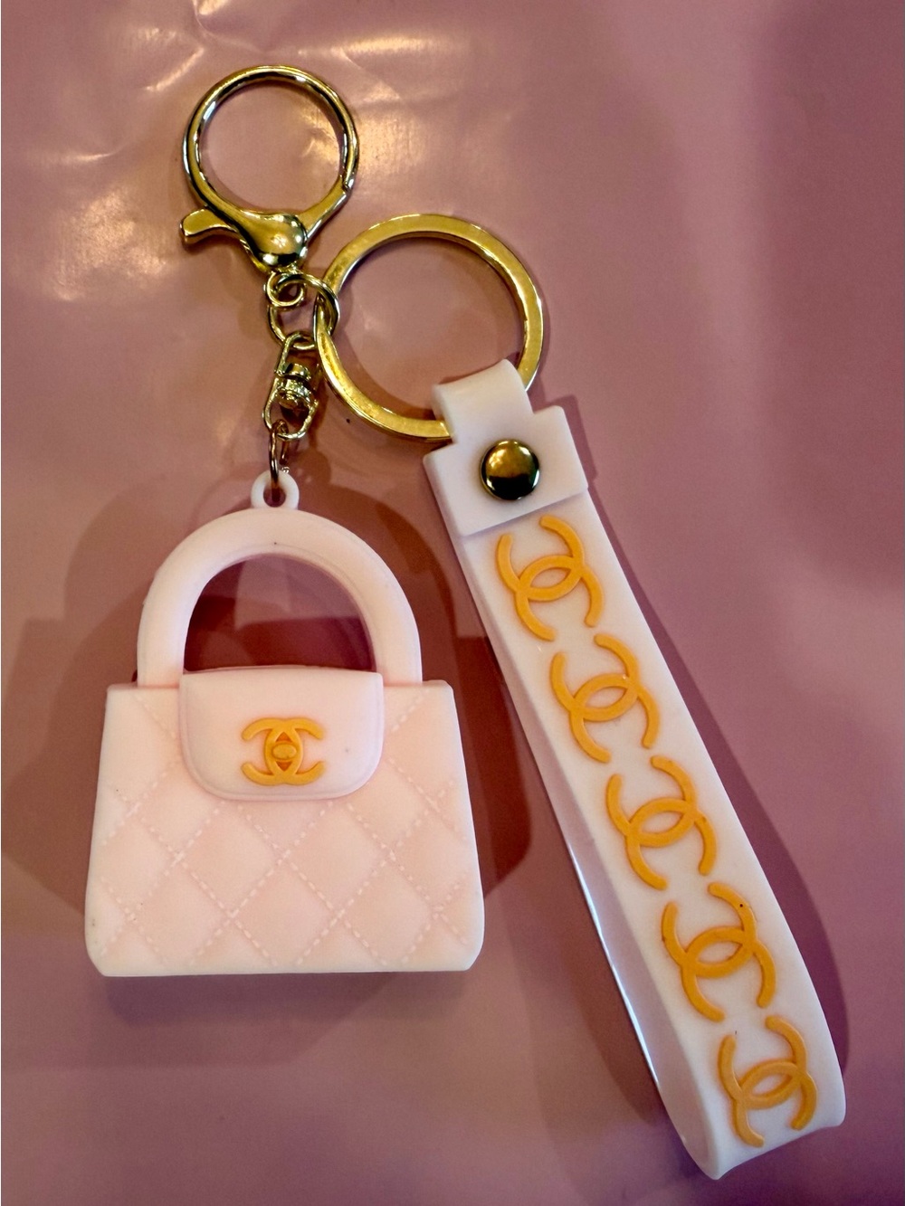 CC Handbag Keychain